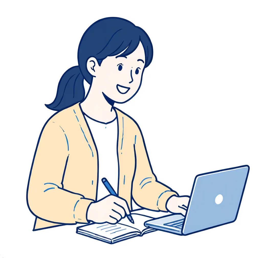 新入社員の声のイラスト
